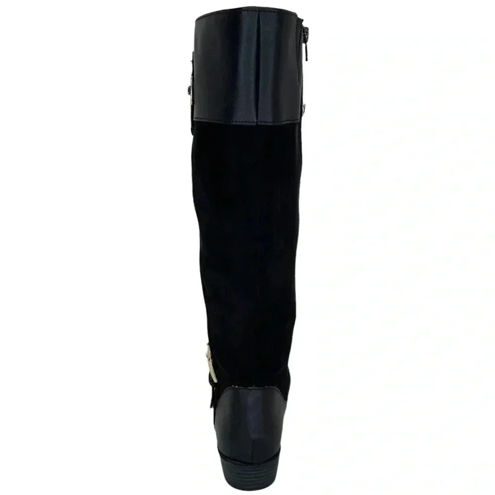 Karen Scott Deliee Black Knee High Womens Boots Size 5.5M - Picture 7 of 10